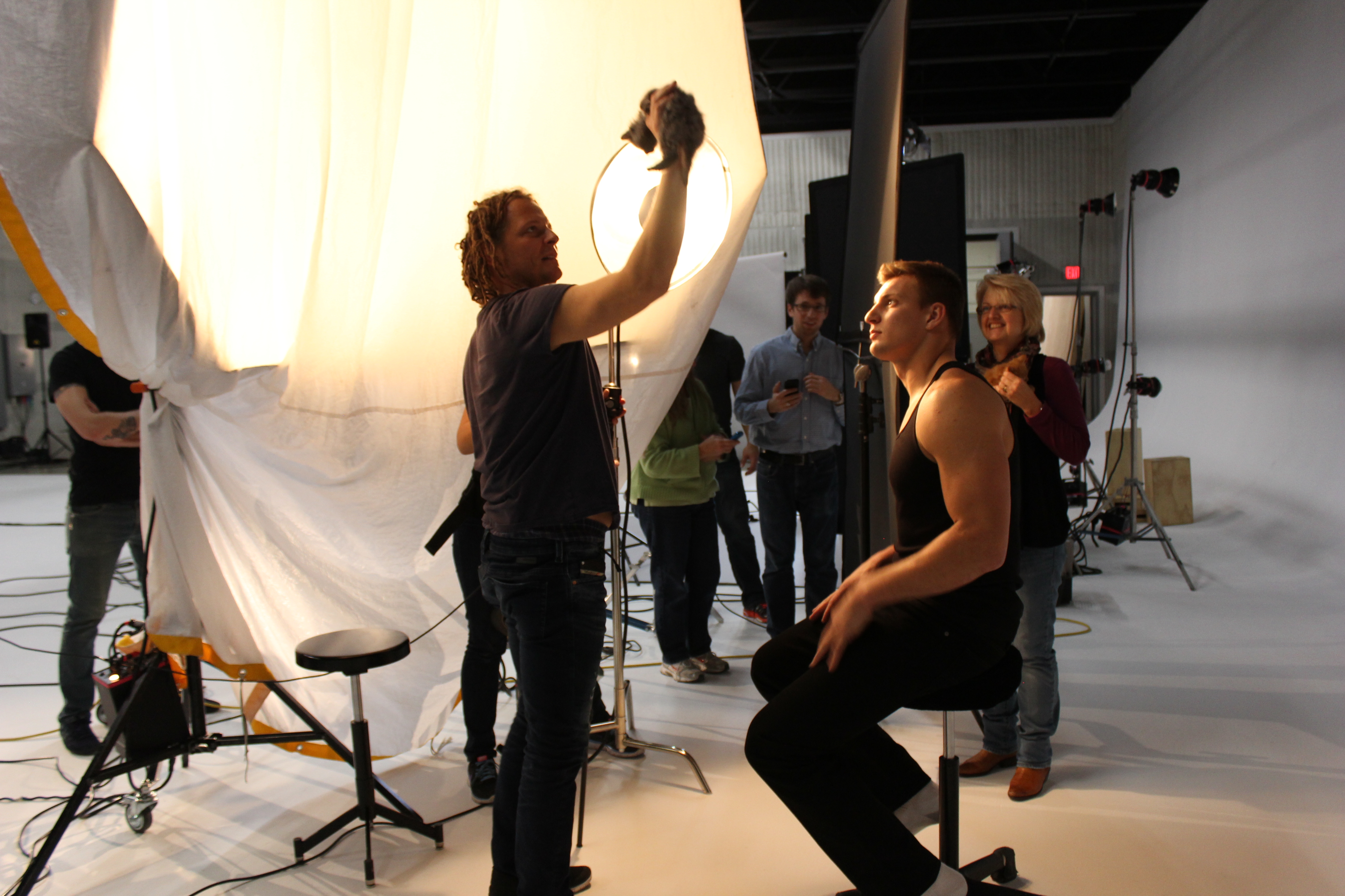 Gronk's ESPN The Magazine photo shoot proves to be the cat's meow