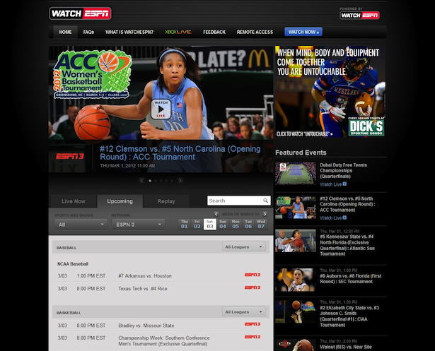 espn3 livestream