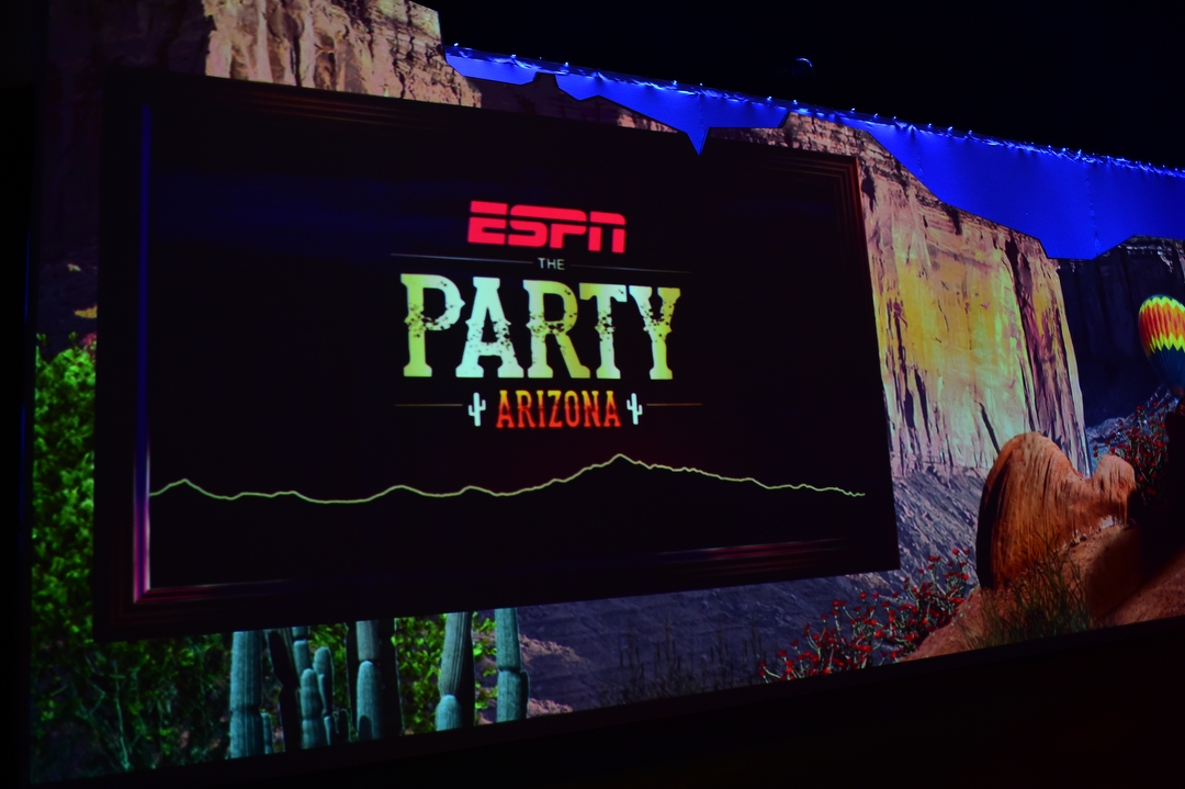 Behind the scenes of the ESPN Super Bowl party - ESPN Front Row