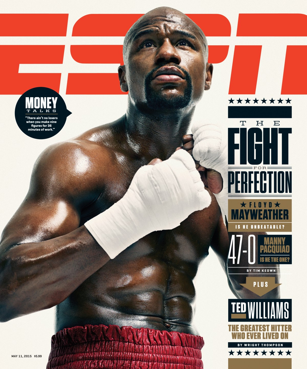 ESPN The Magazines Fight For Perfection Issue Featuring Floyd Mayweather ESPN Front Row