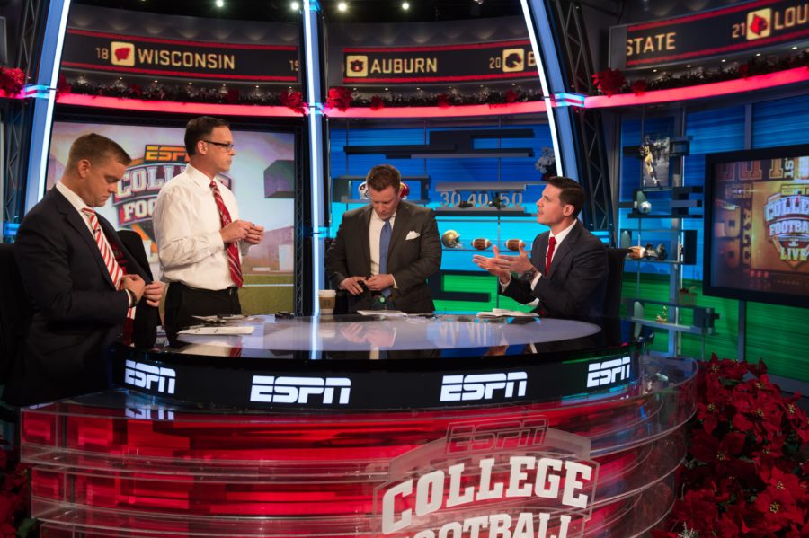 ESPN debuts redesigned studio for ABC college football shows ESPN