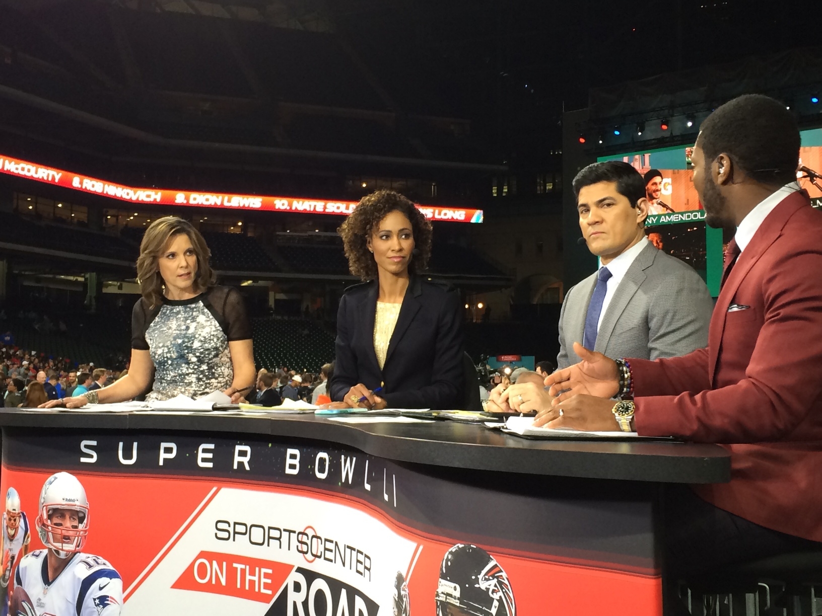 ESPN broadcasts from Minneapolis ahead of Super Bowl LII - NewscastStudio