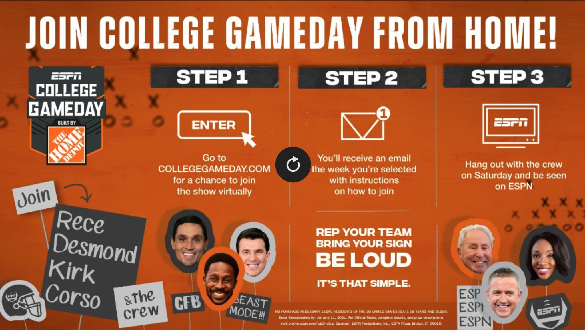 '[Fans] are what make GameDay more than a pregame show' ESPN Front Row