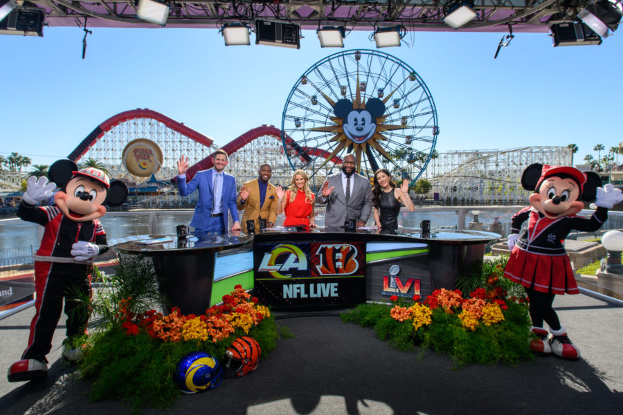 ESPN Goes to Disneyland Resort for Super Bowl LVI ESPN Front Row