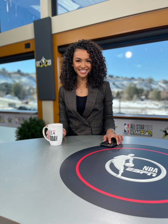 Starting Five: "NBA Today" And "NBA Countdown's" Malika Andrews - ESPN ...