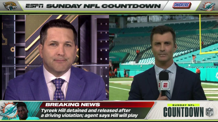 Producer Chad Minutillo on the real-time storytelling regarding Tyreek Hill's detainment, superstar contract negotiations and more: 