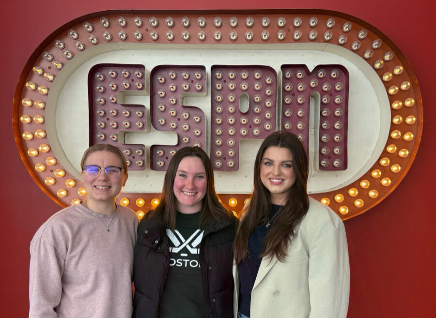 ESPN Content Associates Mikayla Rubin, Heather Bacon and Katy Gibralter